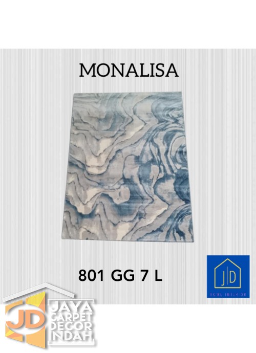 Karpet Permadani Monalisa 801 GG 7 L Ukuran 120x160, 160x230, 200x300, 240x340,300x400